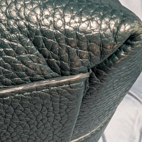 Kate Spade New York Zippy Shoulder Bag Pebbled Leather Purse Peacock (EUC) - Picture 10 of 15